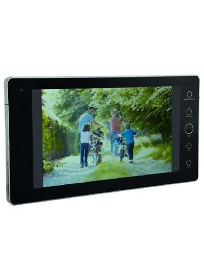 مانیتور درب بازکن تصویری تاچ رنگی 10 اینچ با قاب مشکی